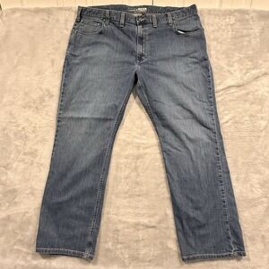 Carhartt Men's Denim Jeans 44x30 Relaxed Fit BD2804-M‎ Rugged Flex 5 Pocket